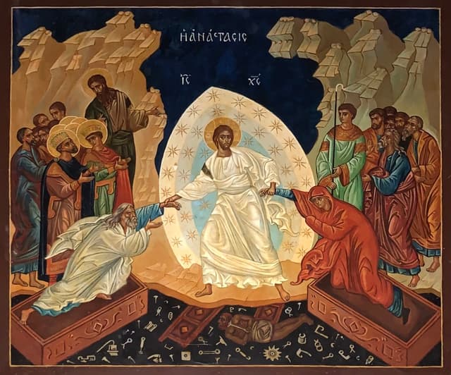 The Anastasis — Christ trampling down death